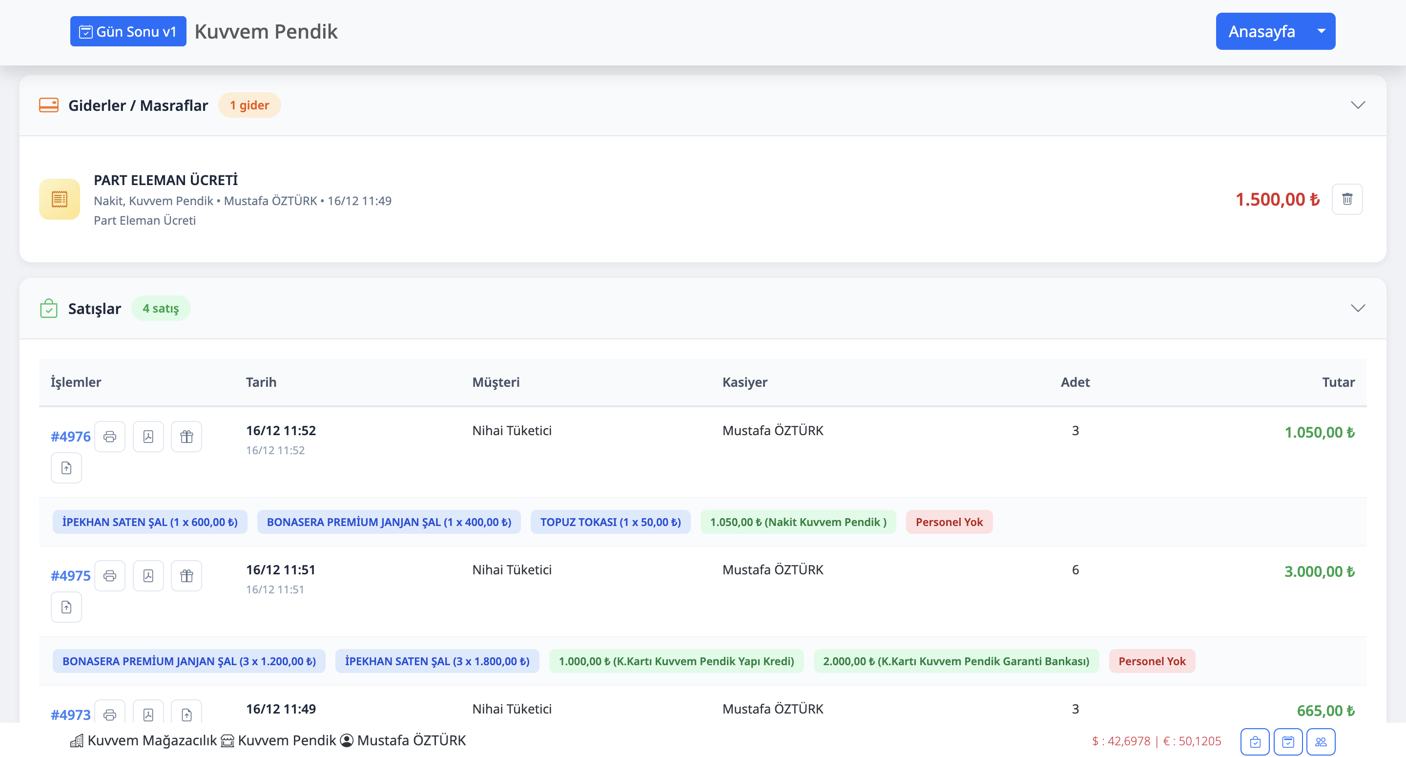 GünSonu ekran goruntusu 2